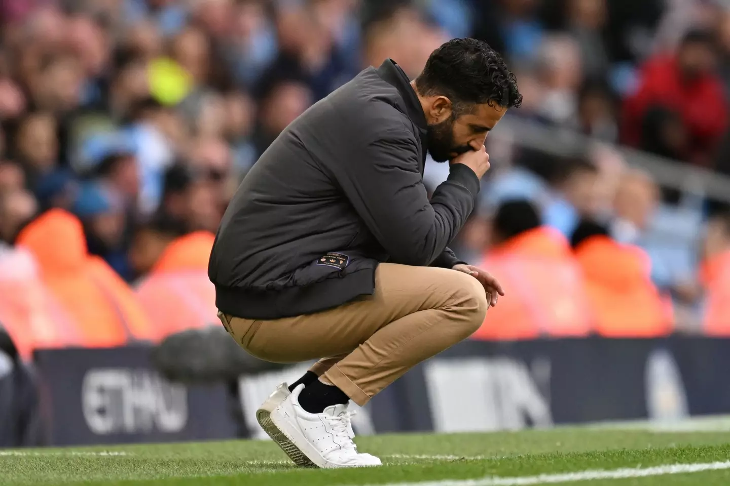 Amorim could receive £12 million in compensation. Image: Getty