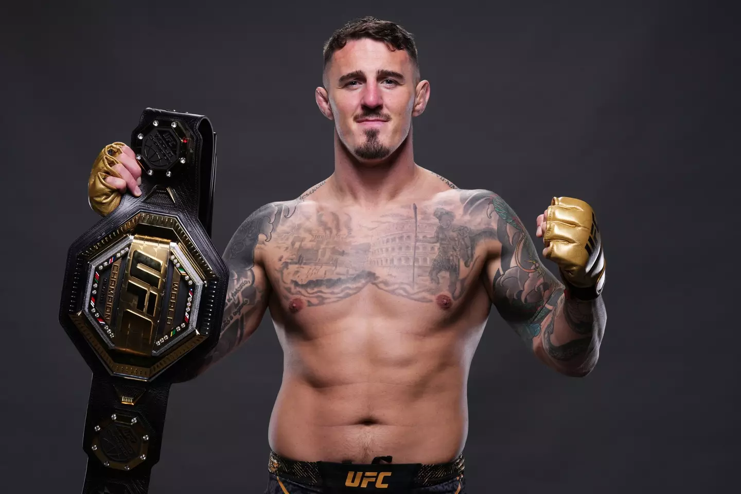 Tom Aspinall is the new UFC heavyweight champion. Image: Getty