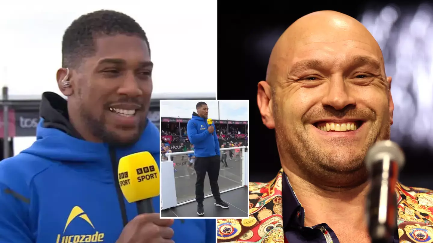Anthony Joshua drops huge hint on Tyson Fury fight date