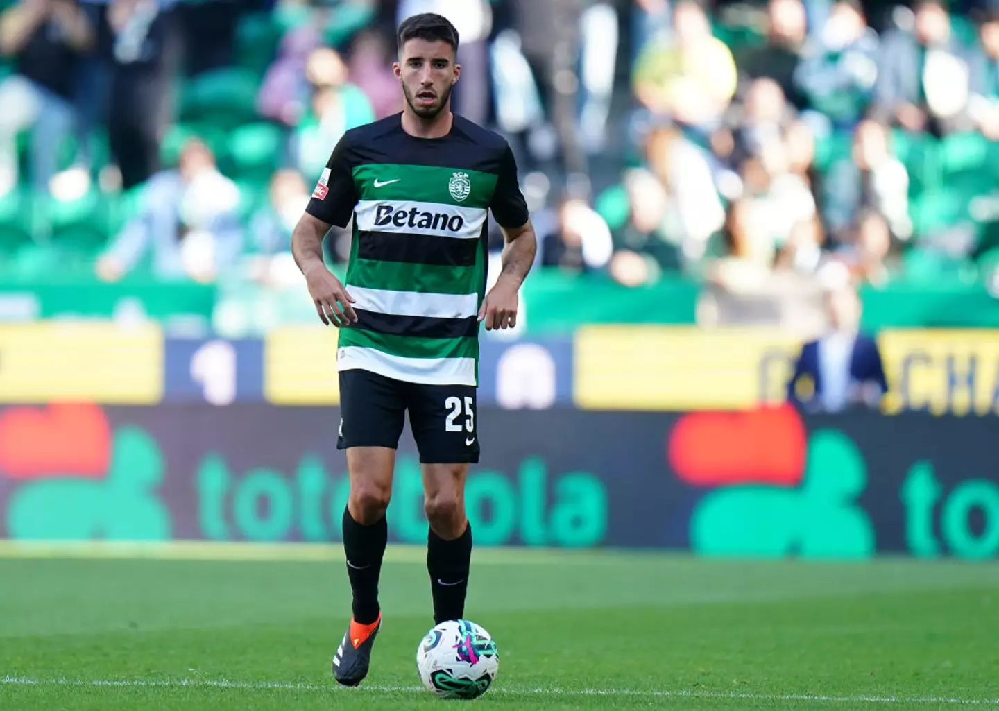 Sporting Lisbon centre-back Goncalo Inacio pictured (