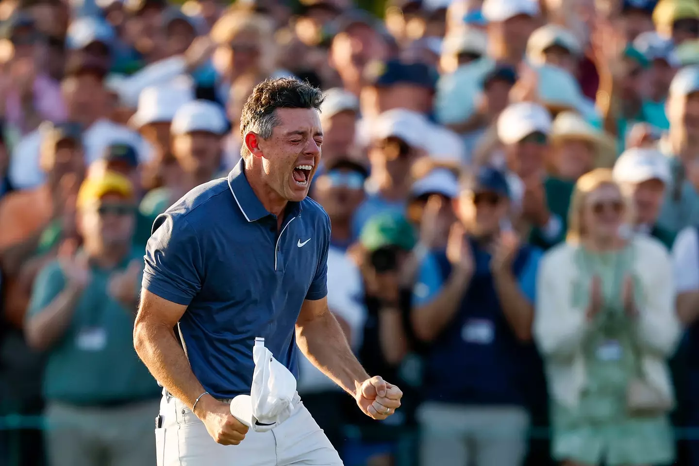 Rory McIlroy after winning the 2025 Masters- Getty