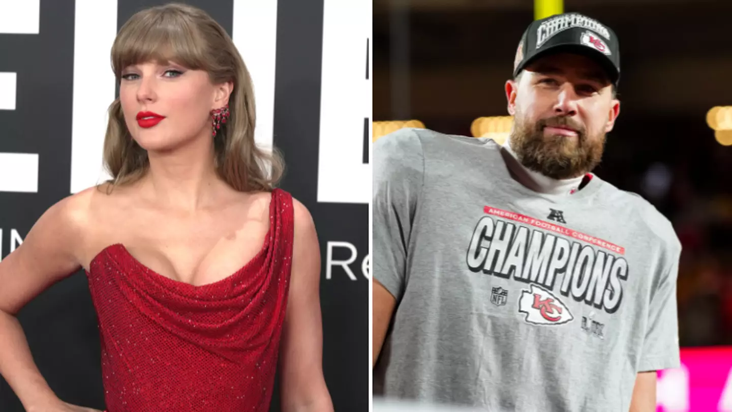 Taylor Swift 'sends risqué message' to Travis Kelce at Grammys as fans spot hidden detail ahead of Super Bowl