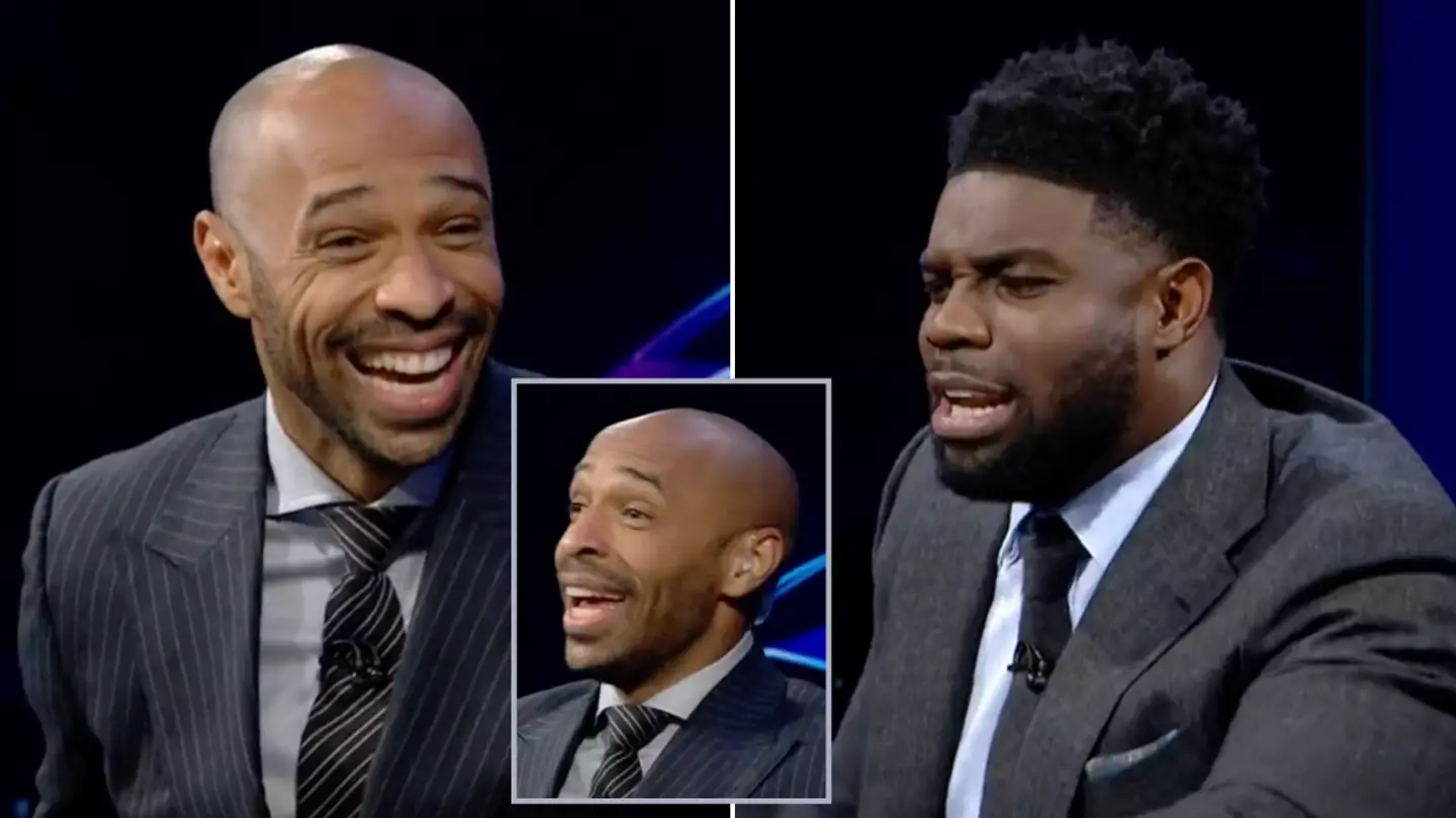 Thierry Henry's Hilarious Reaction After Micah Richards Names Him The Greatest French Footballer Of All Time