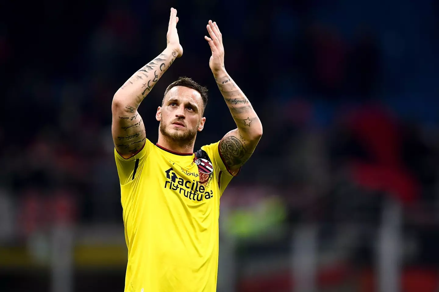United have also had a bid rejected for Bologna striker Marko Arnautovic (Image: Alamy)