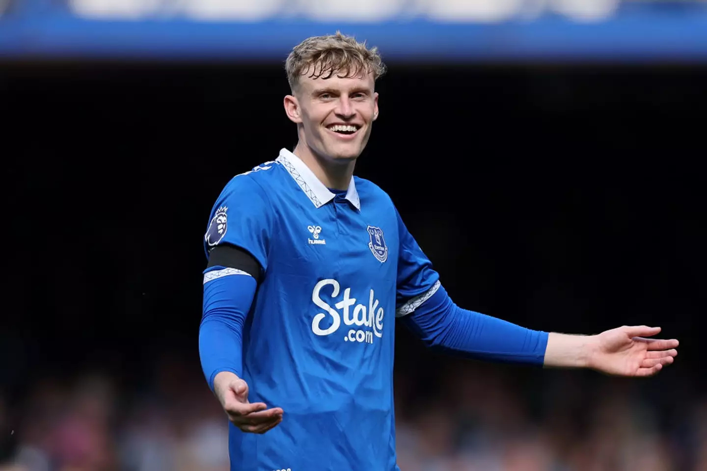 Everton defender Jarrad Branthwaite pictured (