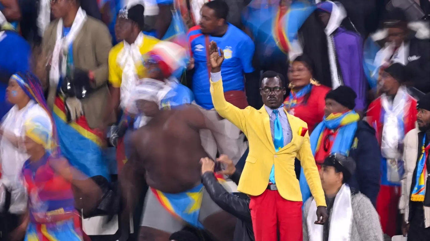 AFCON Fan Stands Still for 90 Minutes Inside Stadium for Incredible Reason