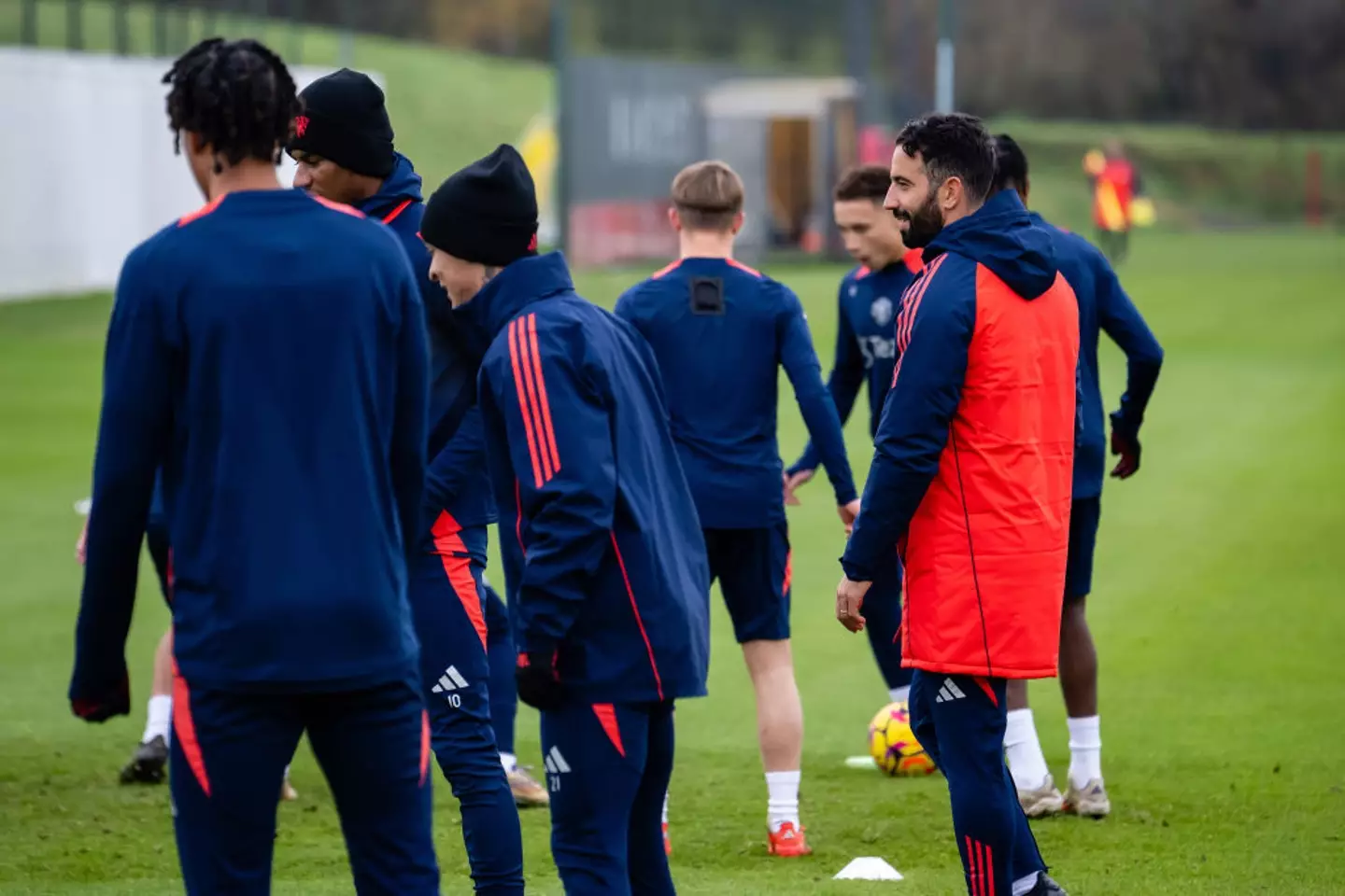 Ruben Amorim oversaw training this week (Credit:Getty)