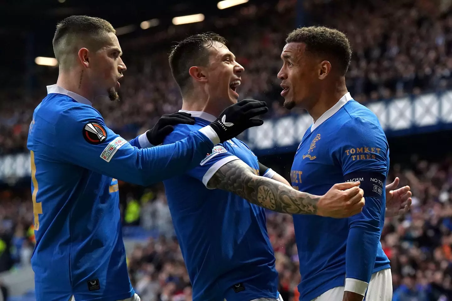 Rangers face Sevilla in the Europa League final on Wednesday night (Image: PA)