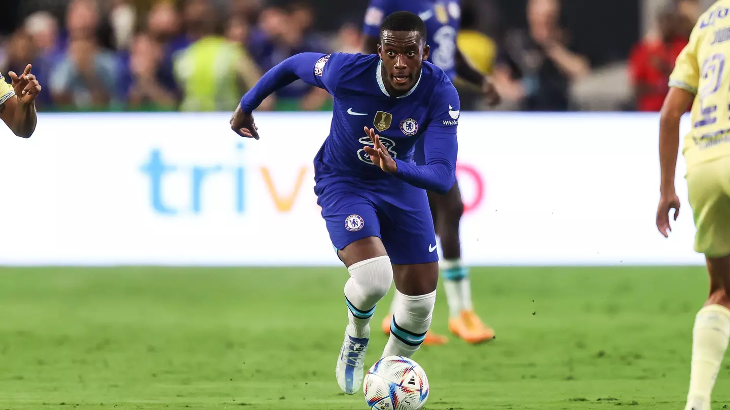 Chelsea's Callum Hudson-Odoi in action during pre-season. (Alamy)