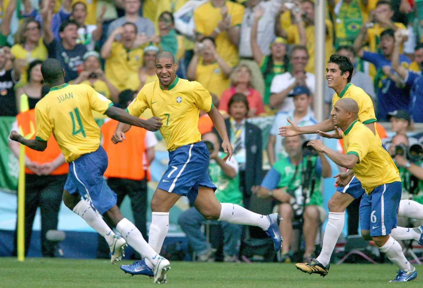 Adriano was also excellent for his country. Image: Alamy