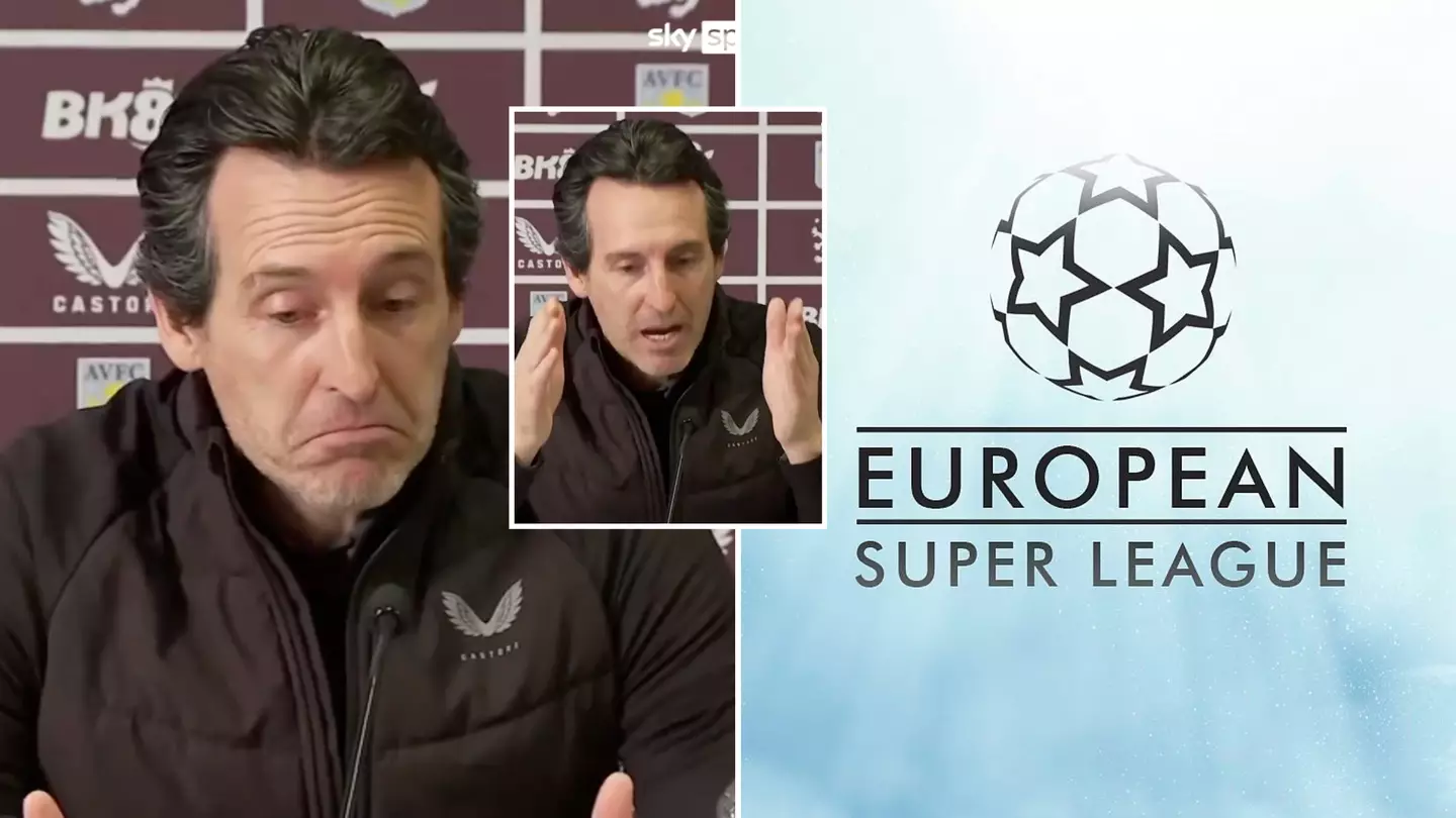 Unai Emery becomes first Premier League manager to publicly address the European Super League