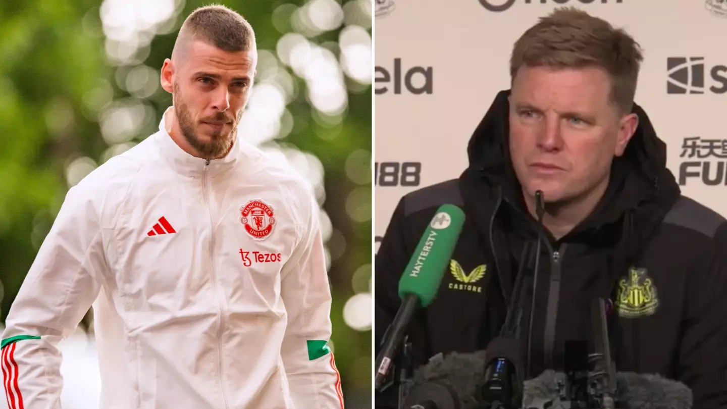 Eddie Howe has made feelings clear on David de Gea as Newcastle line up bid to sign ex-Man Utd star