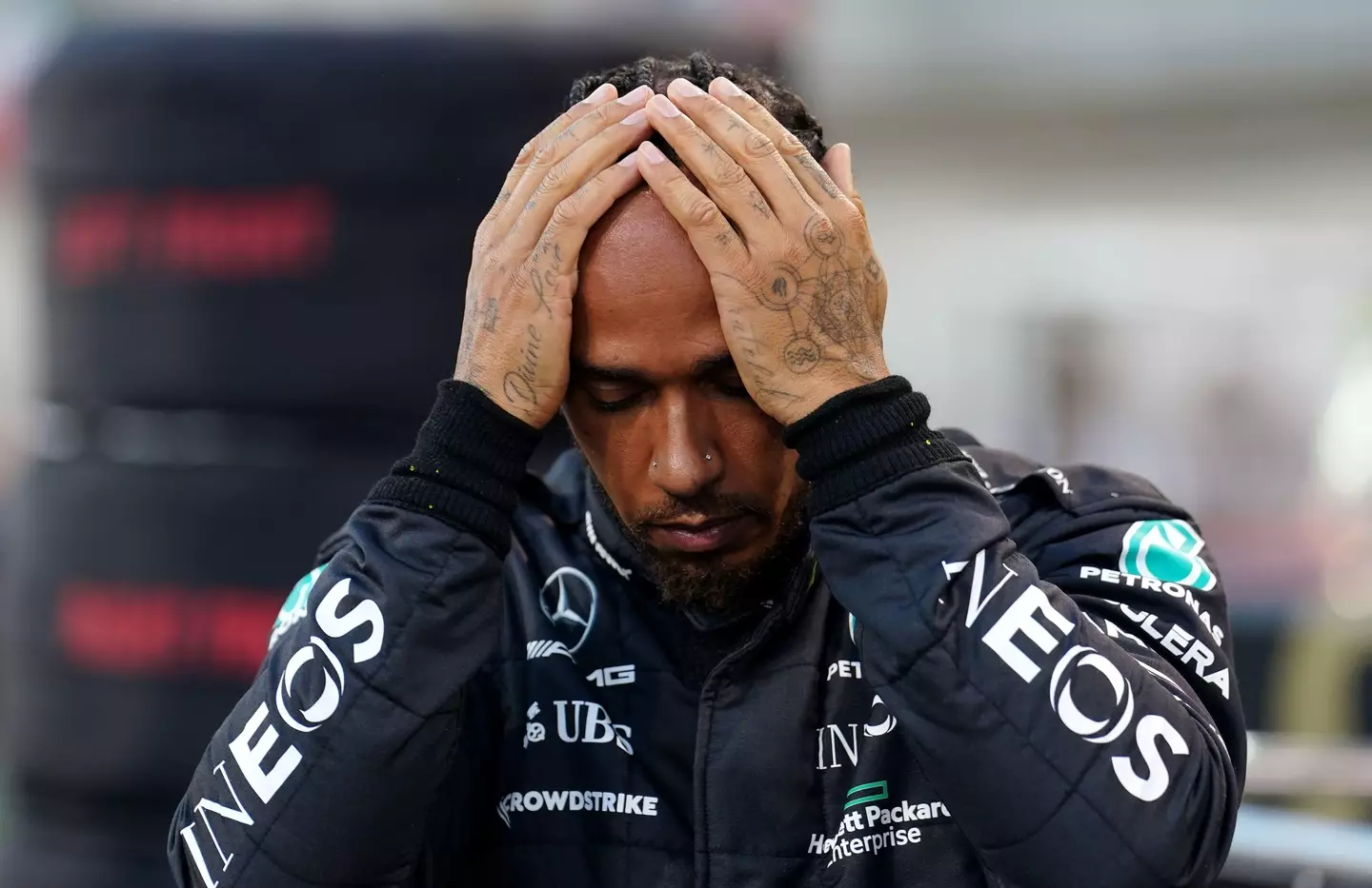 It was a tough race weekend for Hamilton. Image: Alamy