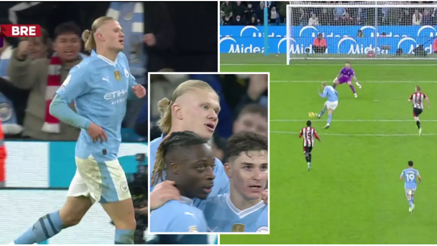Erling Haaland sets incredible new Premier League record with goal for Man City vs Brentford