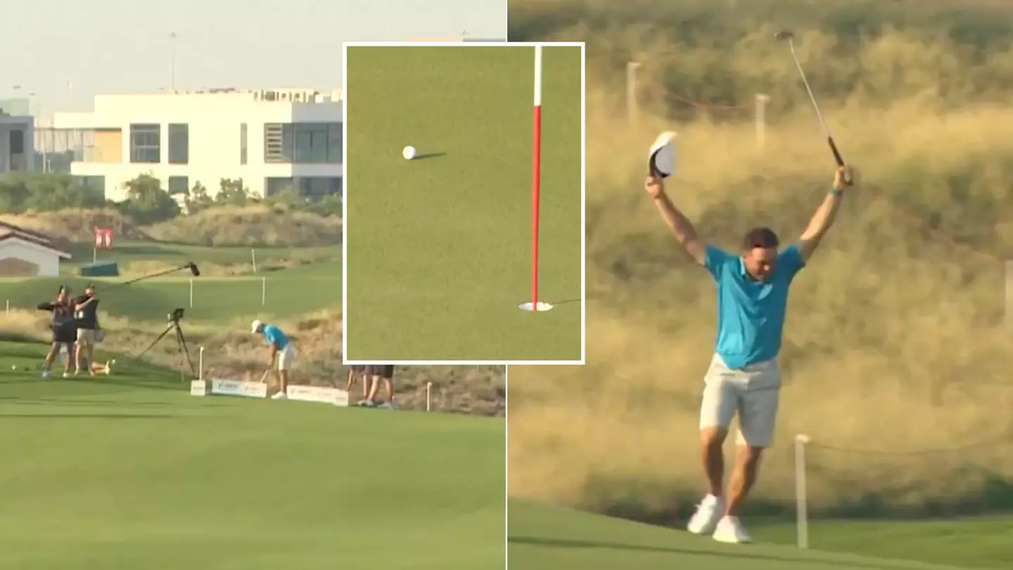 DP World Tour golfer breaks the world record for the longest putt in history that might never be beaten