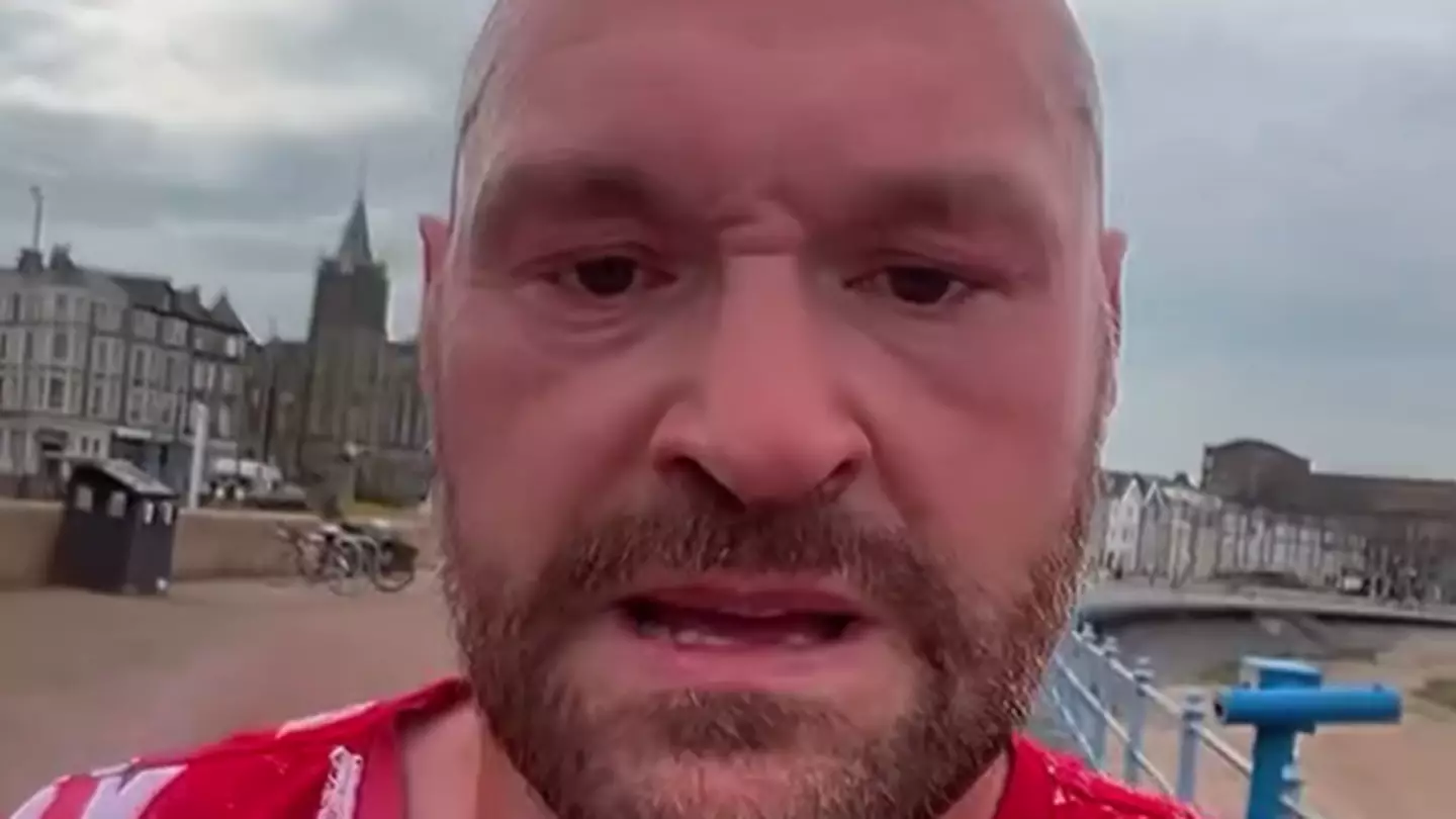 Tyson Fury responds to Oleksandr Usyk callout after Daniel Dubois knockout as fans tell him to 'delete this'