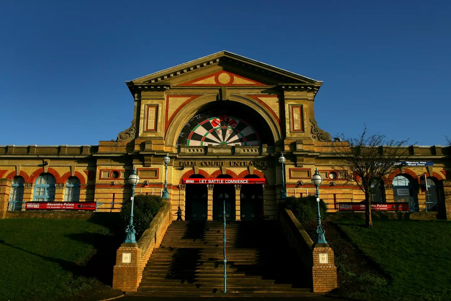 Alexandra Palace has hosted the World Darts Championships since 2007. Image credit: Getty