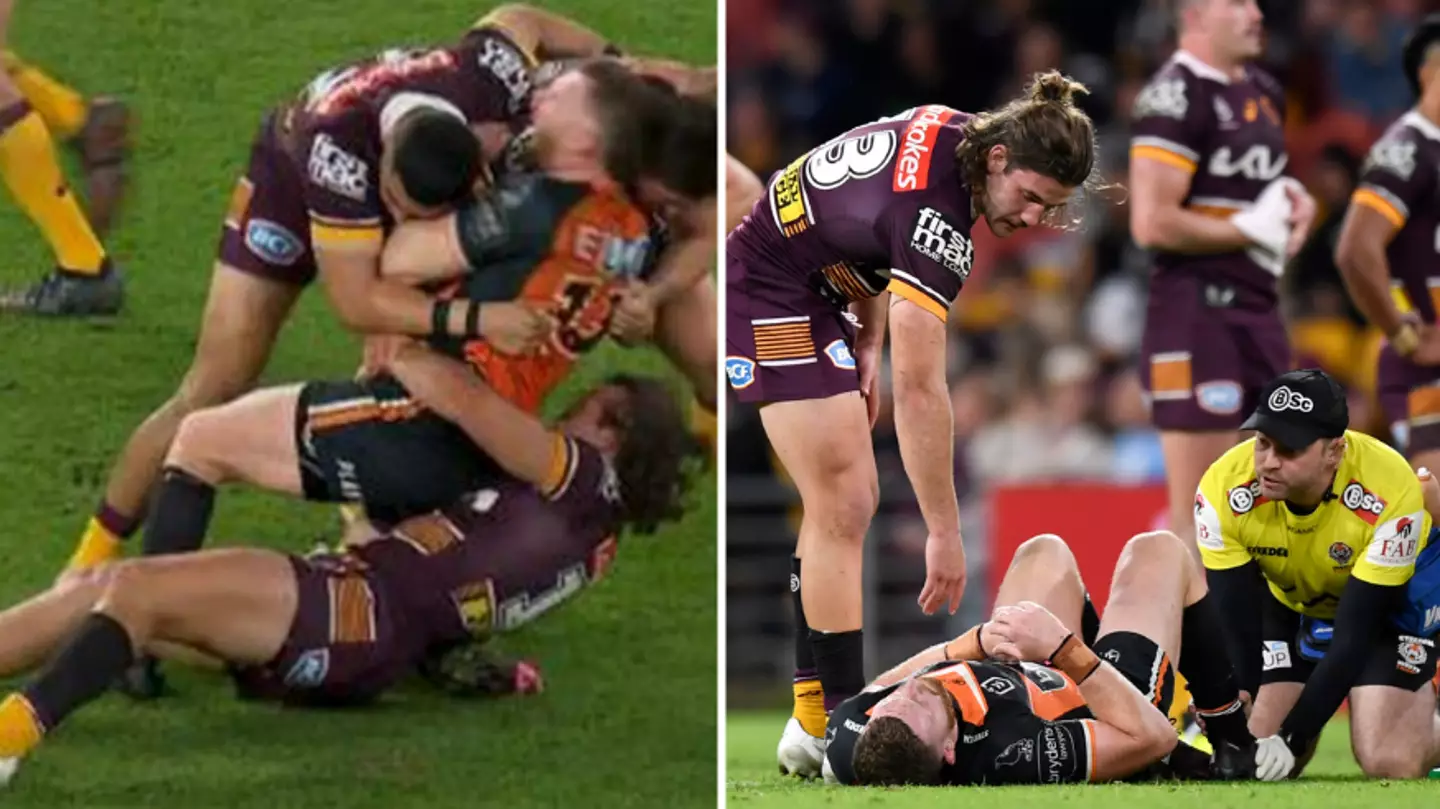 NRL Star Tipped For Monster Ban For 'Horrendous' Tackle That Broke Opponent's Leg