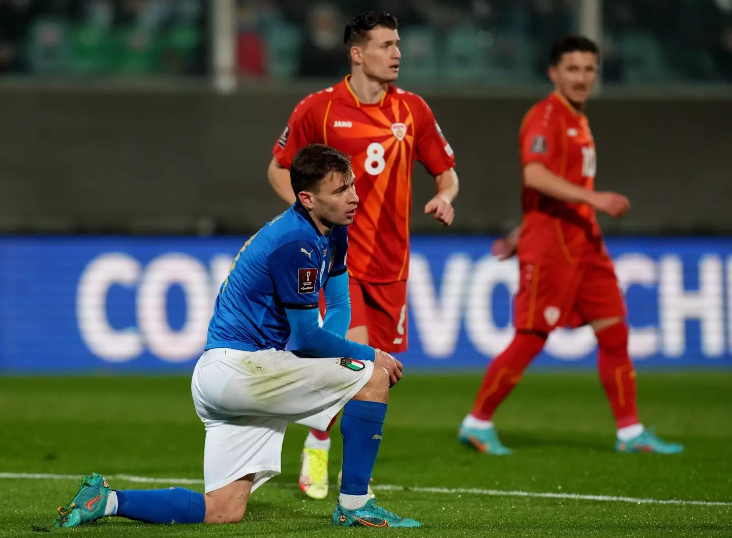 Italy on the way to defeat against North Macedonia