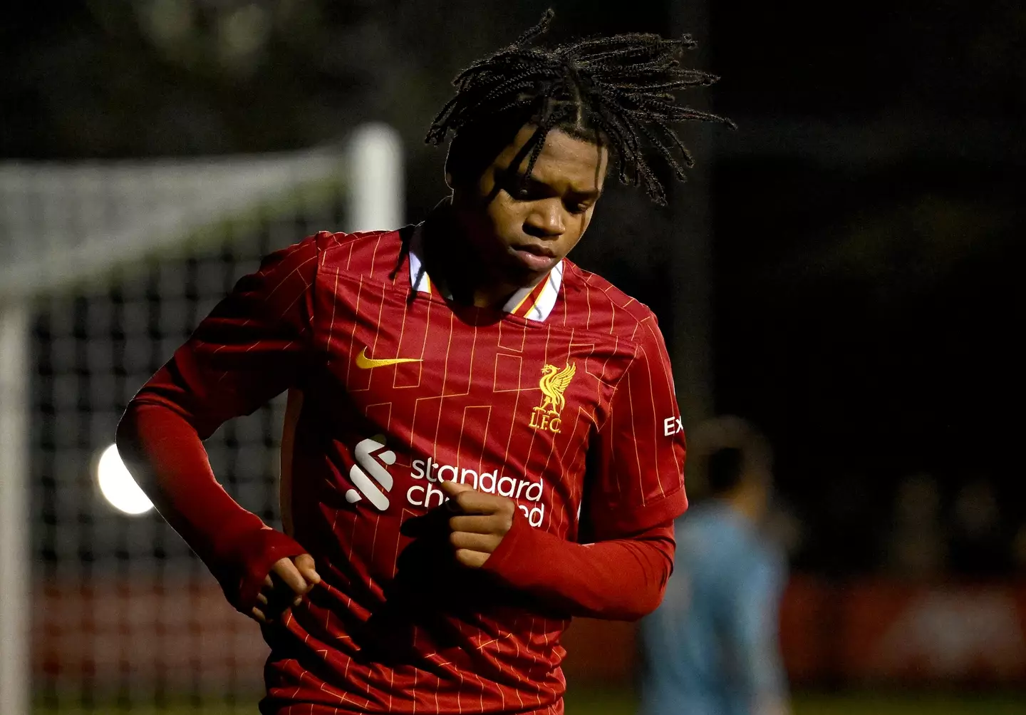 Rio Ngumoha is making huge waves at Liverpool. Image: Getty