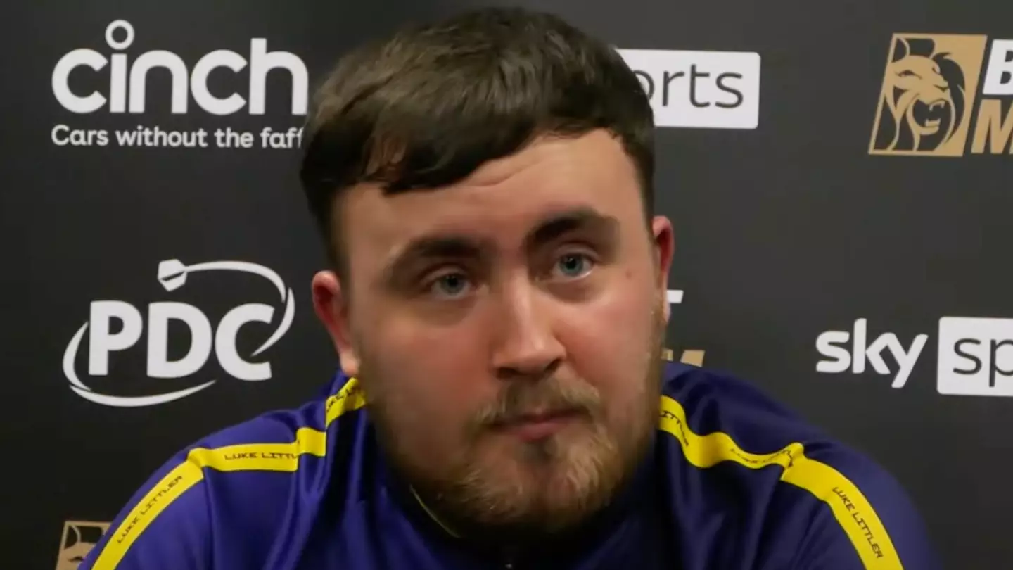 Luke Littler reveals the 'crazy' thing that happened to Nathan Aspinall seconds before their match and fans think it needs to stop ASAP