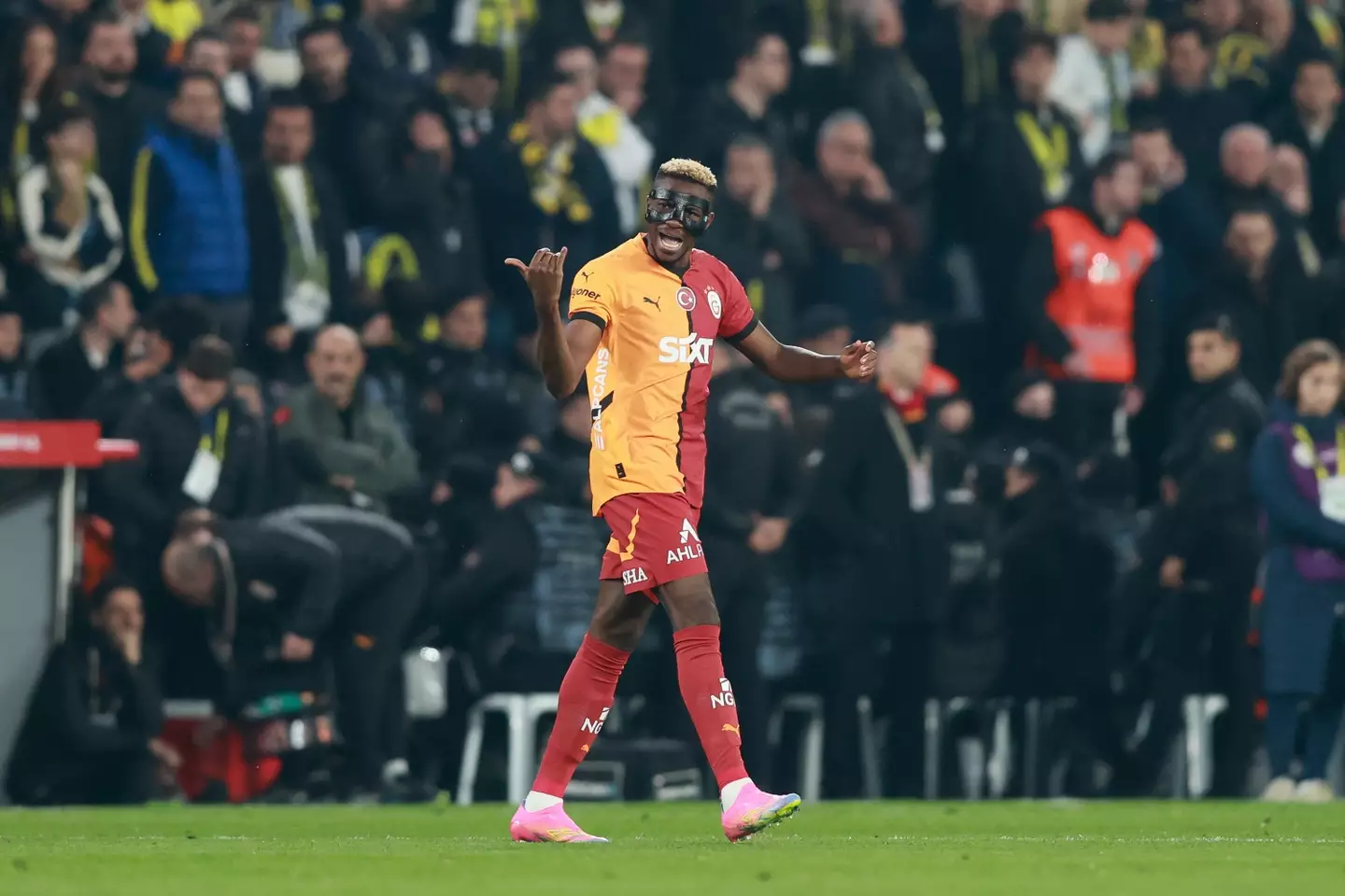 Victor Osimhen has reportedly been the subject of two bids. Image: Getty