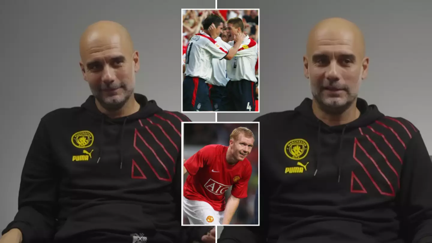 Pep Guardiola didn't hesitate when answering the classic Steven Gerrard, Frank Lampard or Paul Scholes debate