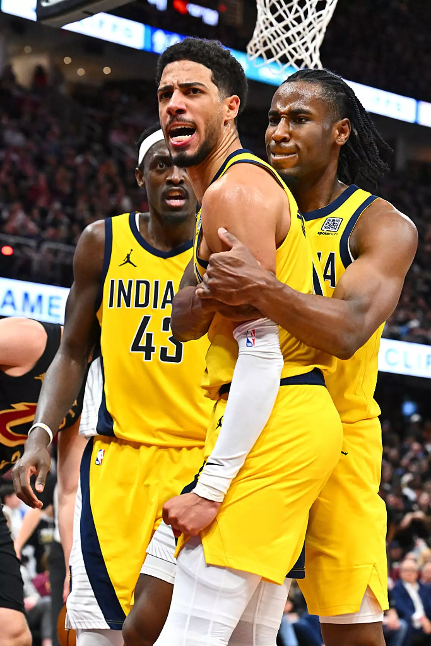 A buzzer beater, and then some (Jason Miller/Getty Images)