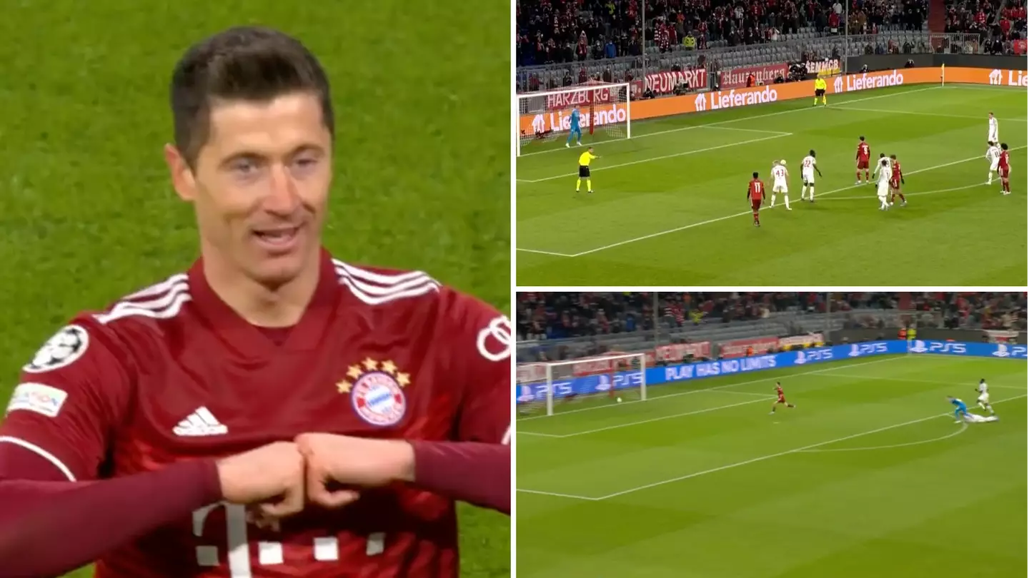 Robert Lewandowski Goes From ZERO Shots In First Leg To Stunning 22-Minute Hat-Trick Against RB Salzburg