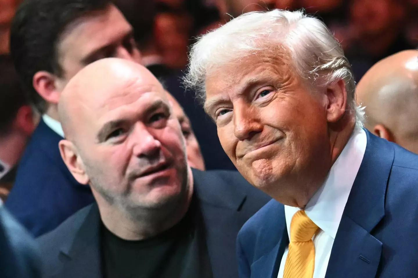 Dana White (L) with US President Donald Trump (R) (Image: Getty)