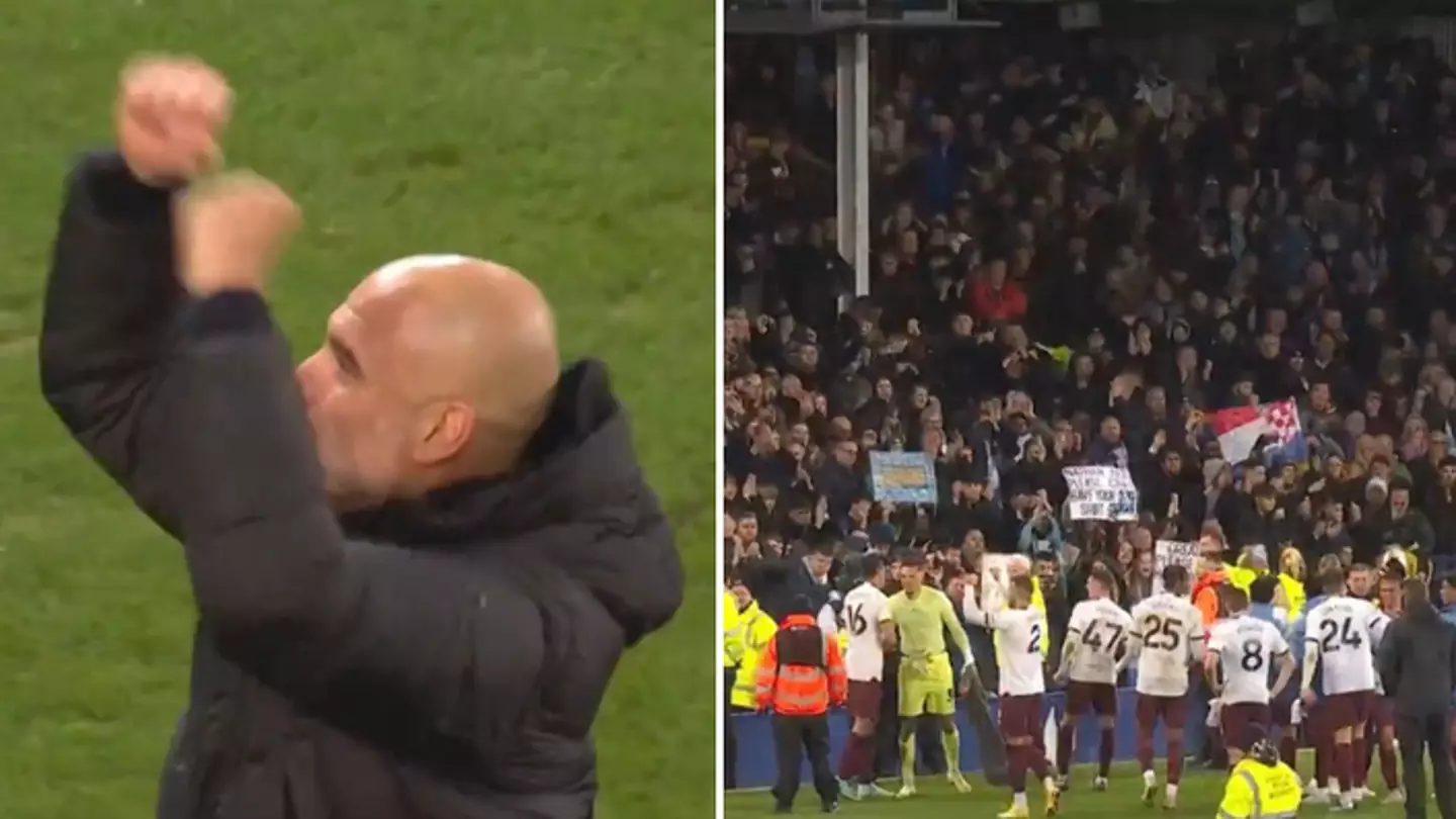 Pep Guardiola aims another subtle dig at Man City’s home fans while praising travelling supporters