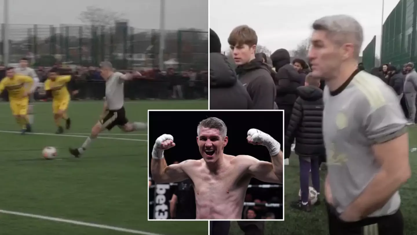 Liam Smith played Sunday League football less than 24 hours after knocking out Chris Eubank Jr