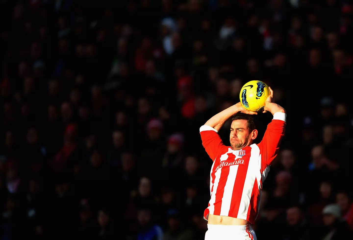 Stoke City were known for Rory Delay's long throws during that season. Image: Getty