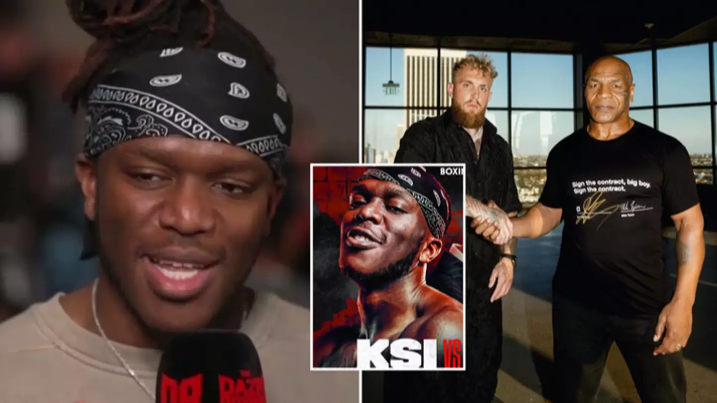 KSI trolls Jake Paul and Mike Tyson fight with 'announcement'