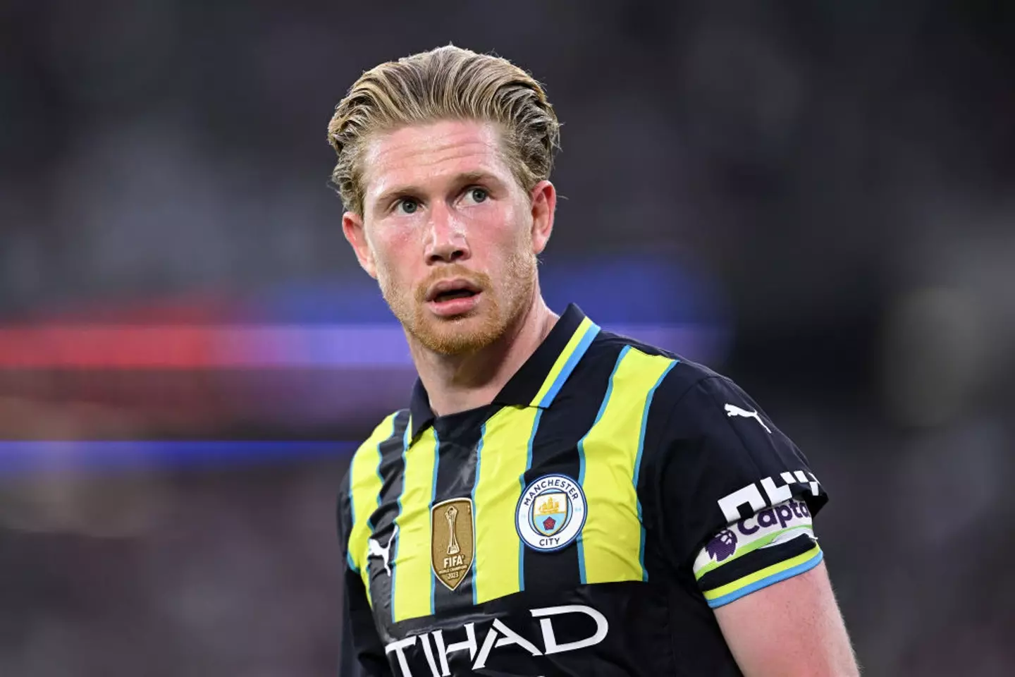 Kevin De Bruyne for Manchester City in 2024- Getty