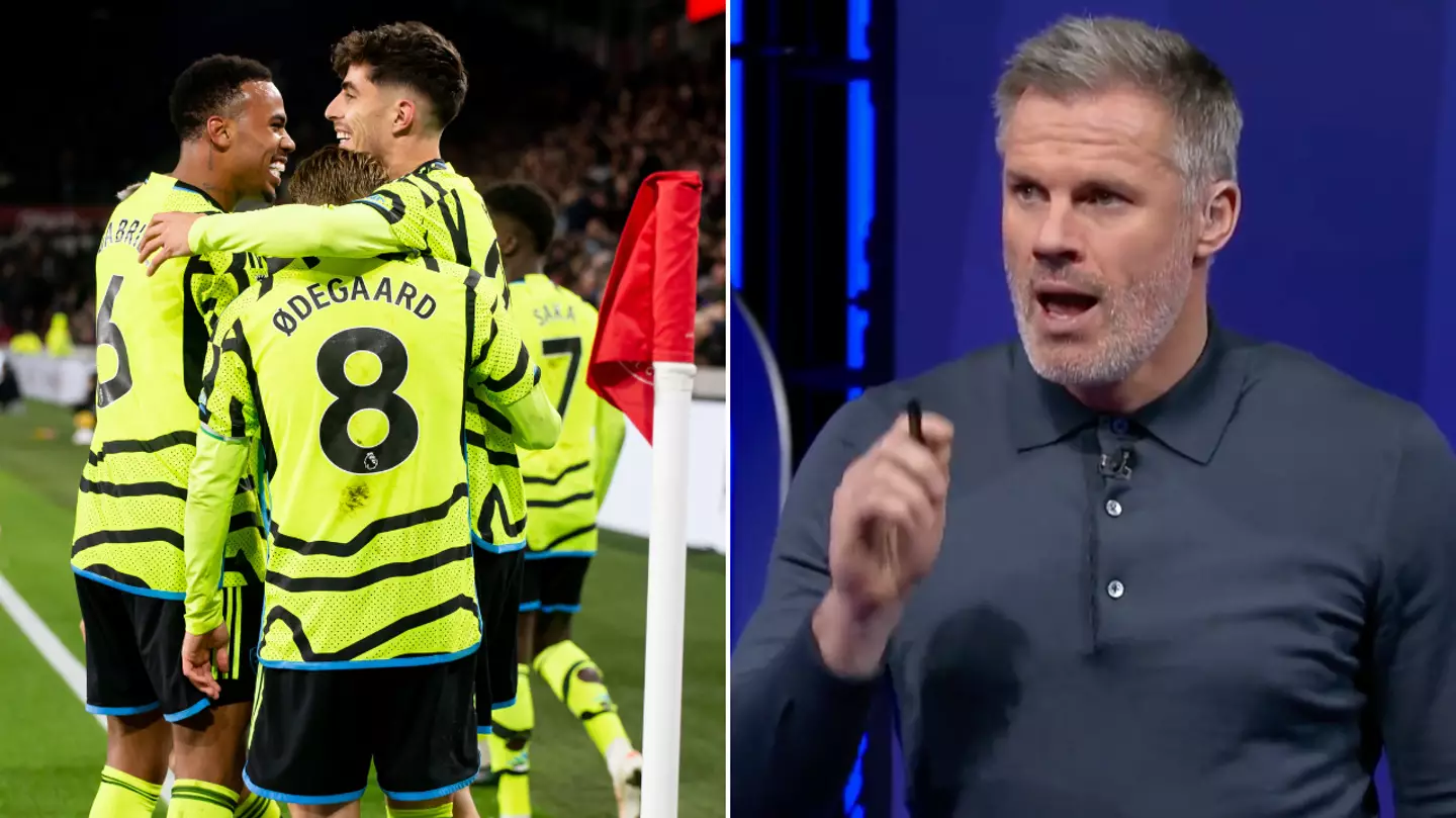 Jamie Carragher claims Arsenal won't win the Premier League because of four 'average' players