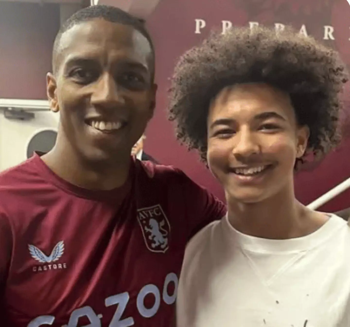 Ashley Young and his son, Tyler. Image credit: Instagram/youngy_18