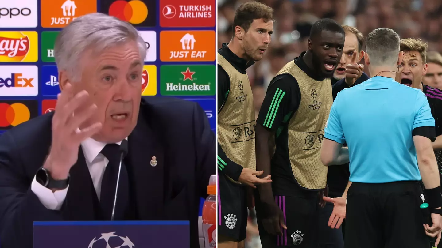 Carlo Ancelotti fires back at Bayern Munich over disallowed goal complaints and accuses one player of 'diving'