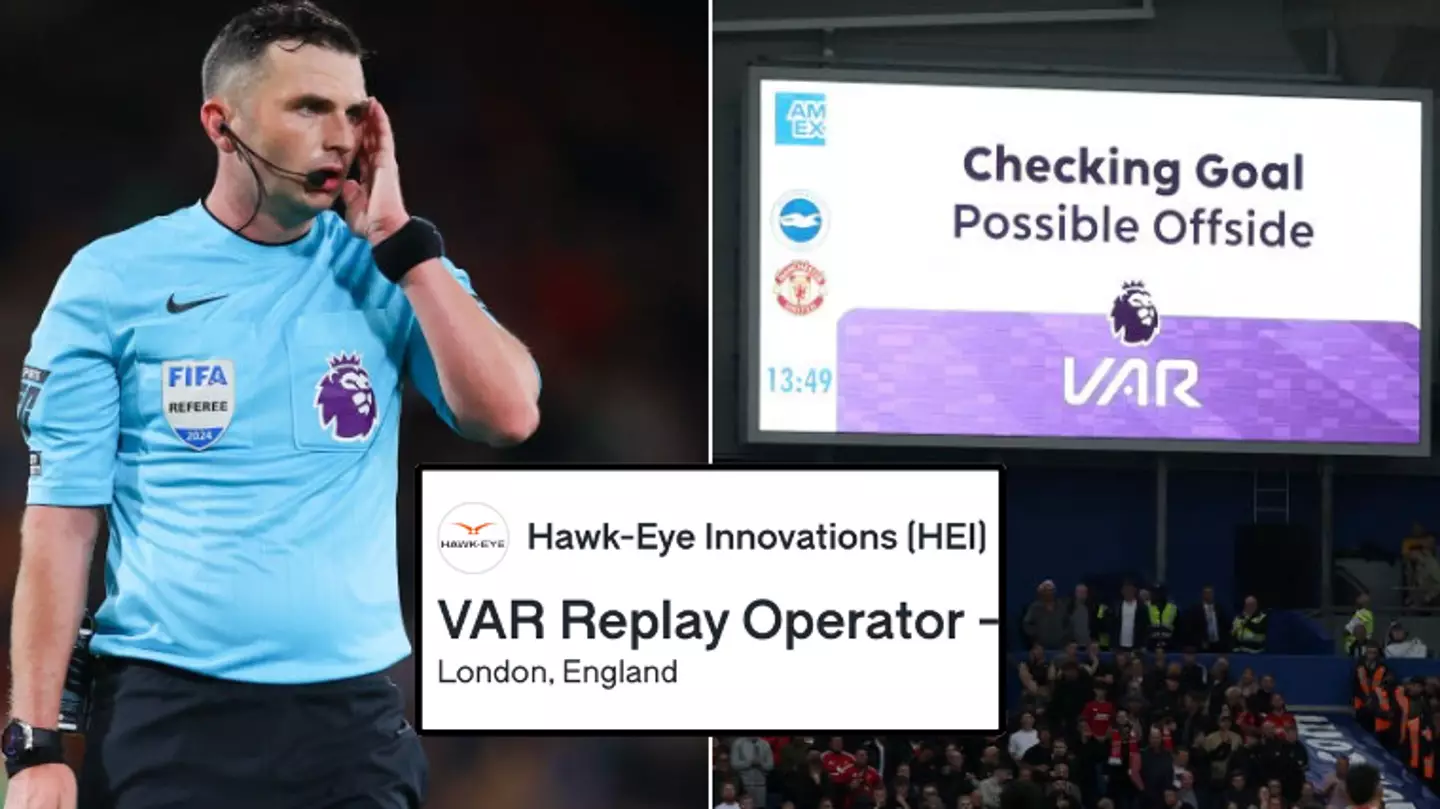 Premier League VAR operator job listing appears online as stunning salary revealed