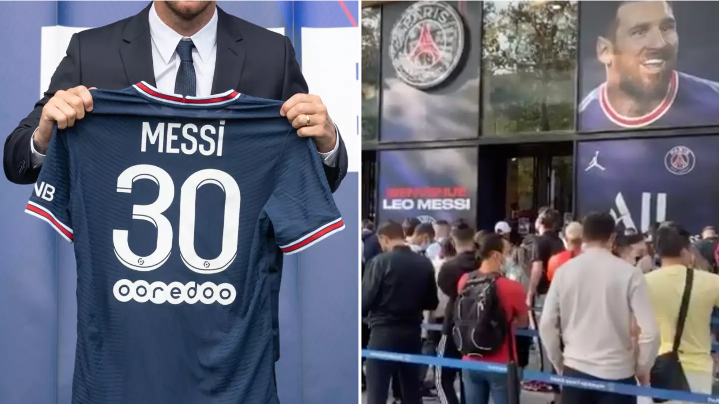 Paris Saint-Germain Sold More Than 150,000 Lionel Messi Shirts In Seven Minutes, The Numbers Are Staggering