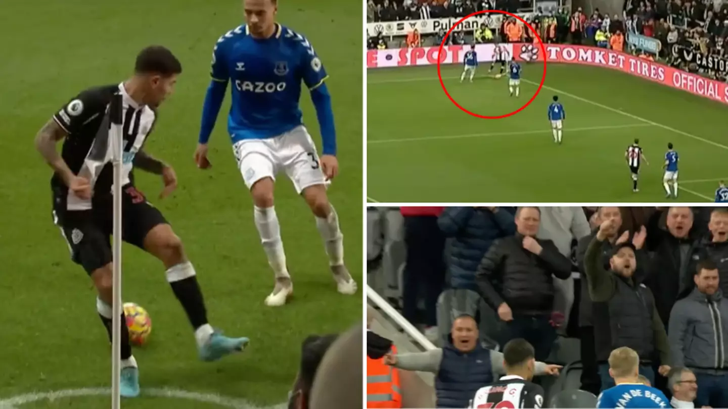 Newcastle's Bruno Guimaraes Received One Of Loudest Cheers Of The Night After Showboating At Corner Flag