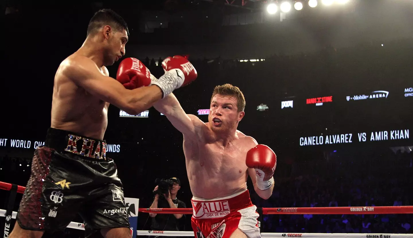 Amir Khan vs Canelo Alvarez took place in 2016. Image: Getty