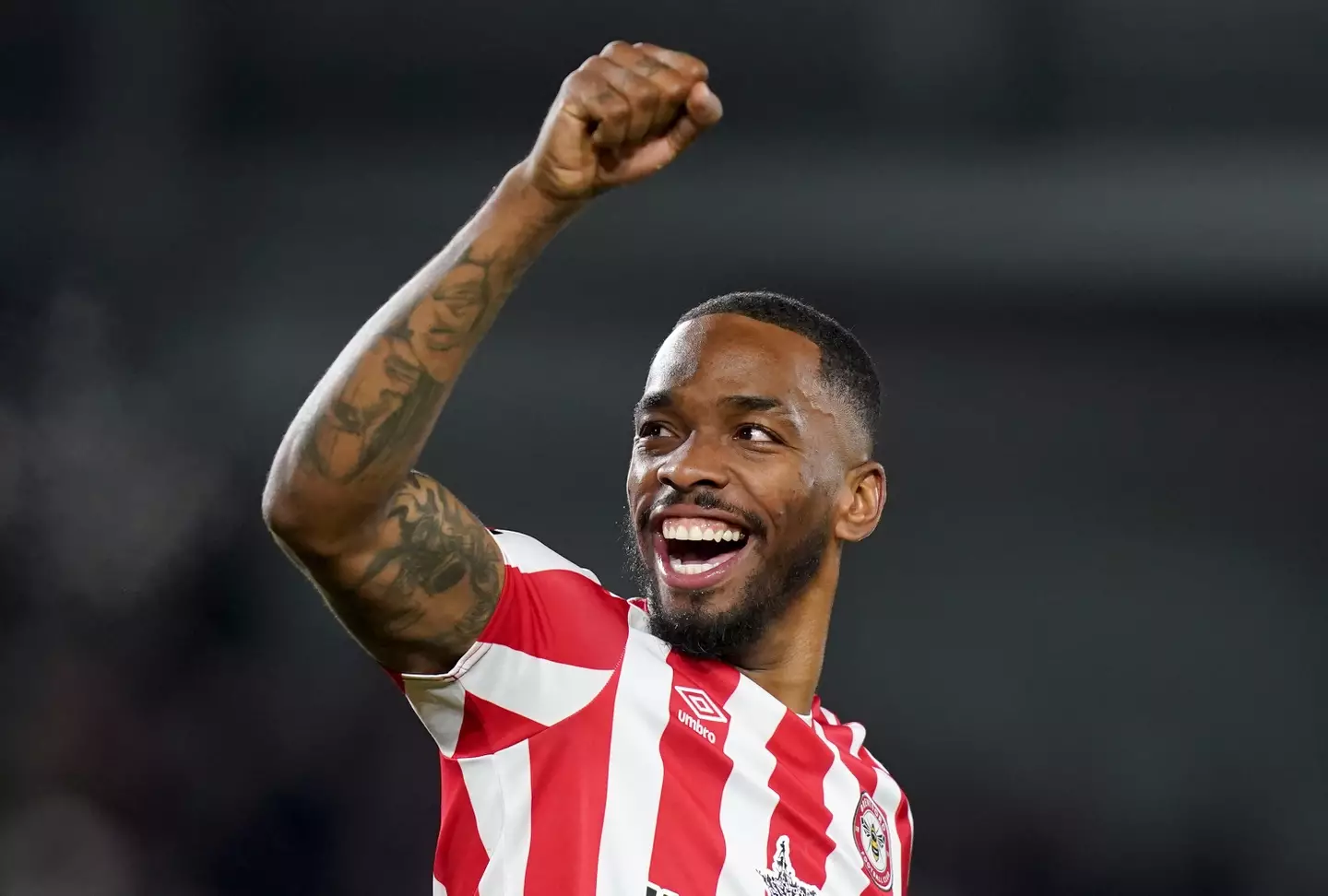Brentford star Ivan Toney pictured (
