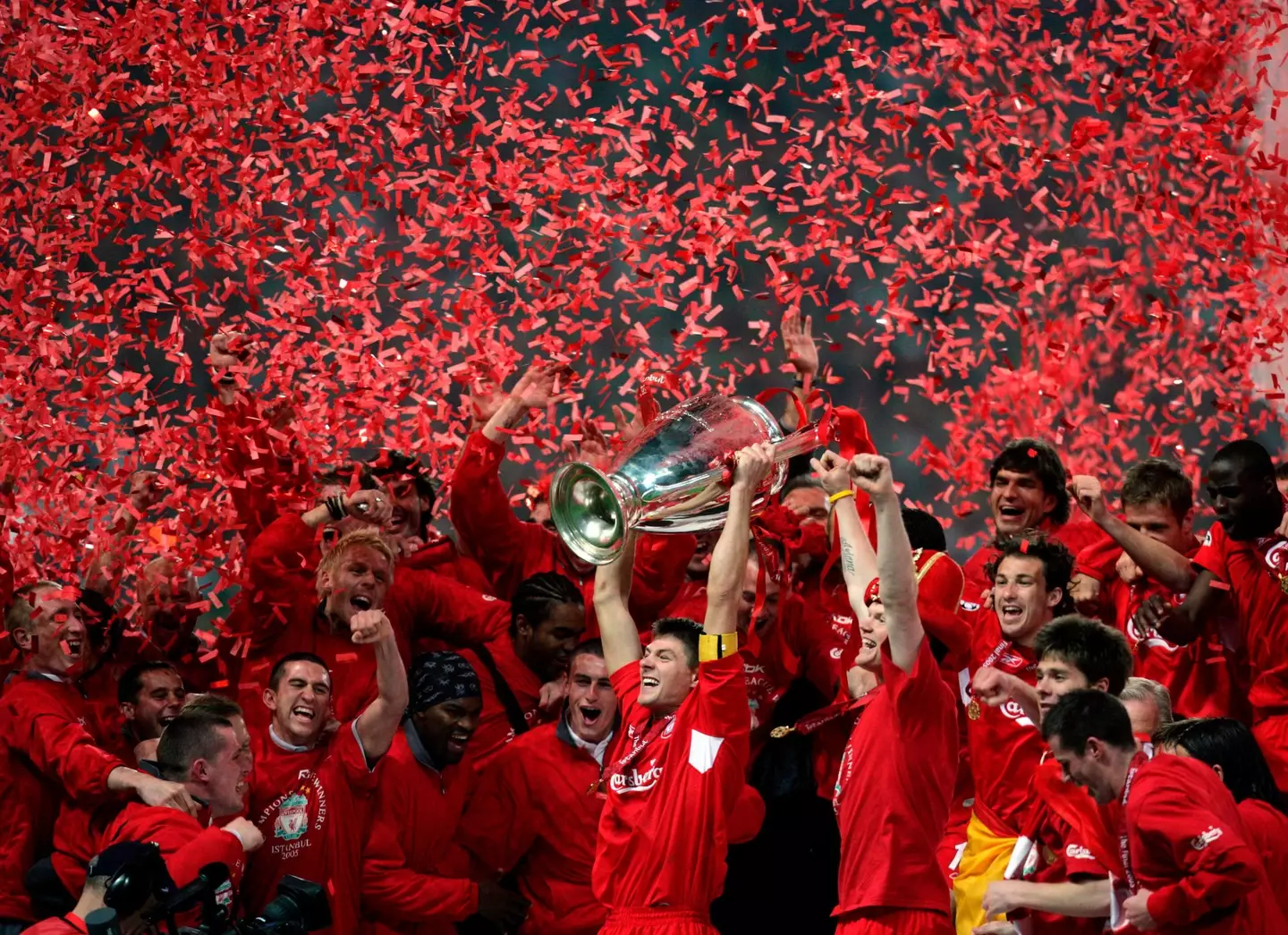 Liverpool were crowned European champions in 2005. Image: PA Images