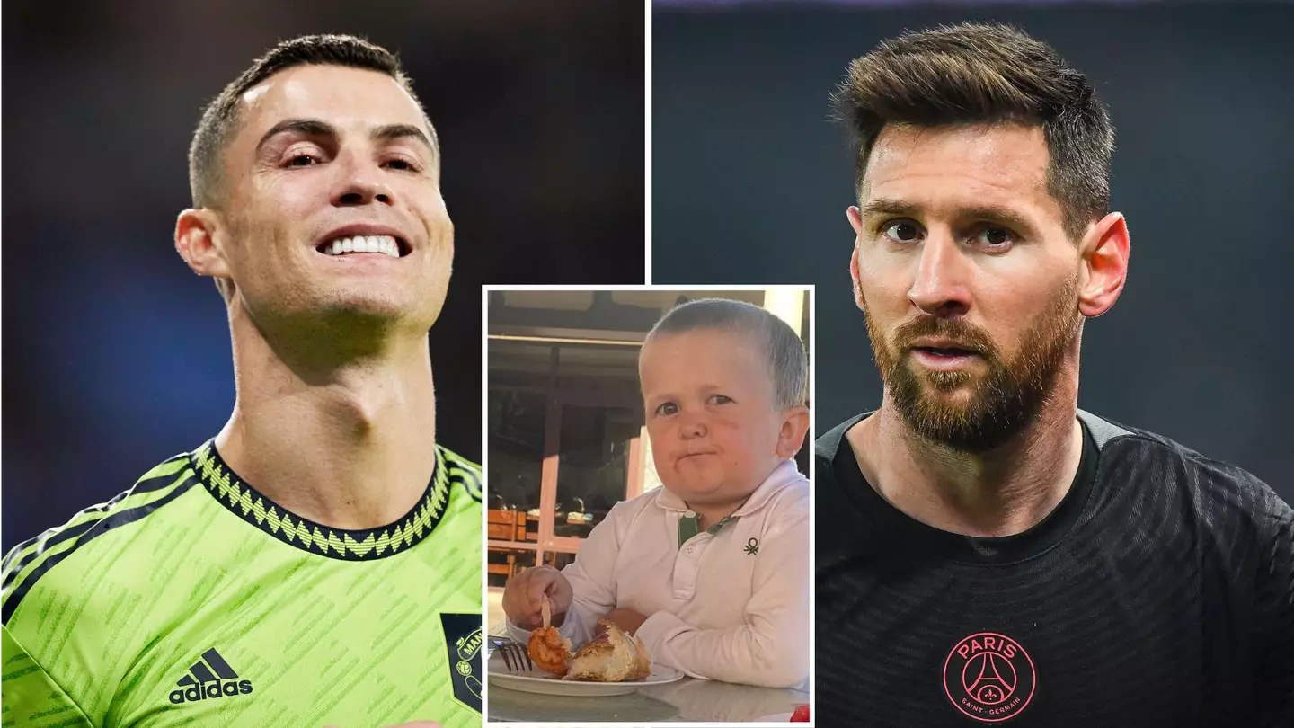 Fans are convinced Hasbulla has revealed his allegiance in GOAT debate between Lionel Messi and Cristiano Ronaldo