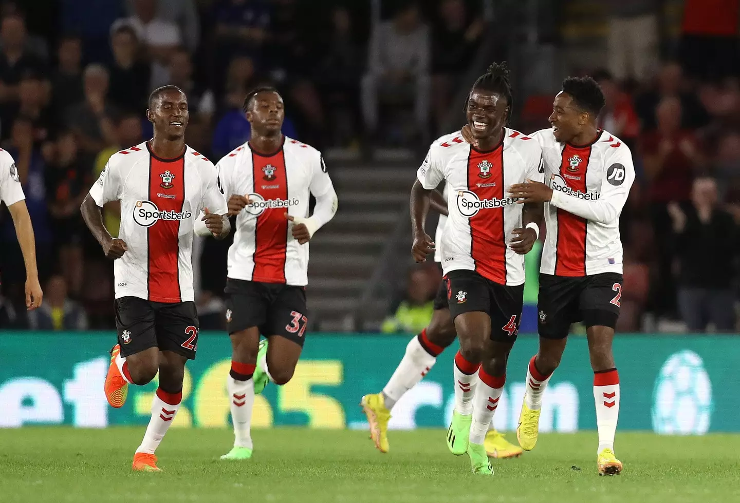 Romeo Lavia netted an equaliser for Southampton against Chelsea. (Alamy)