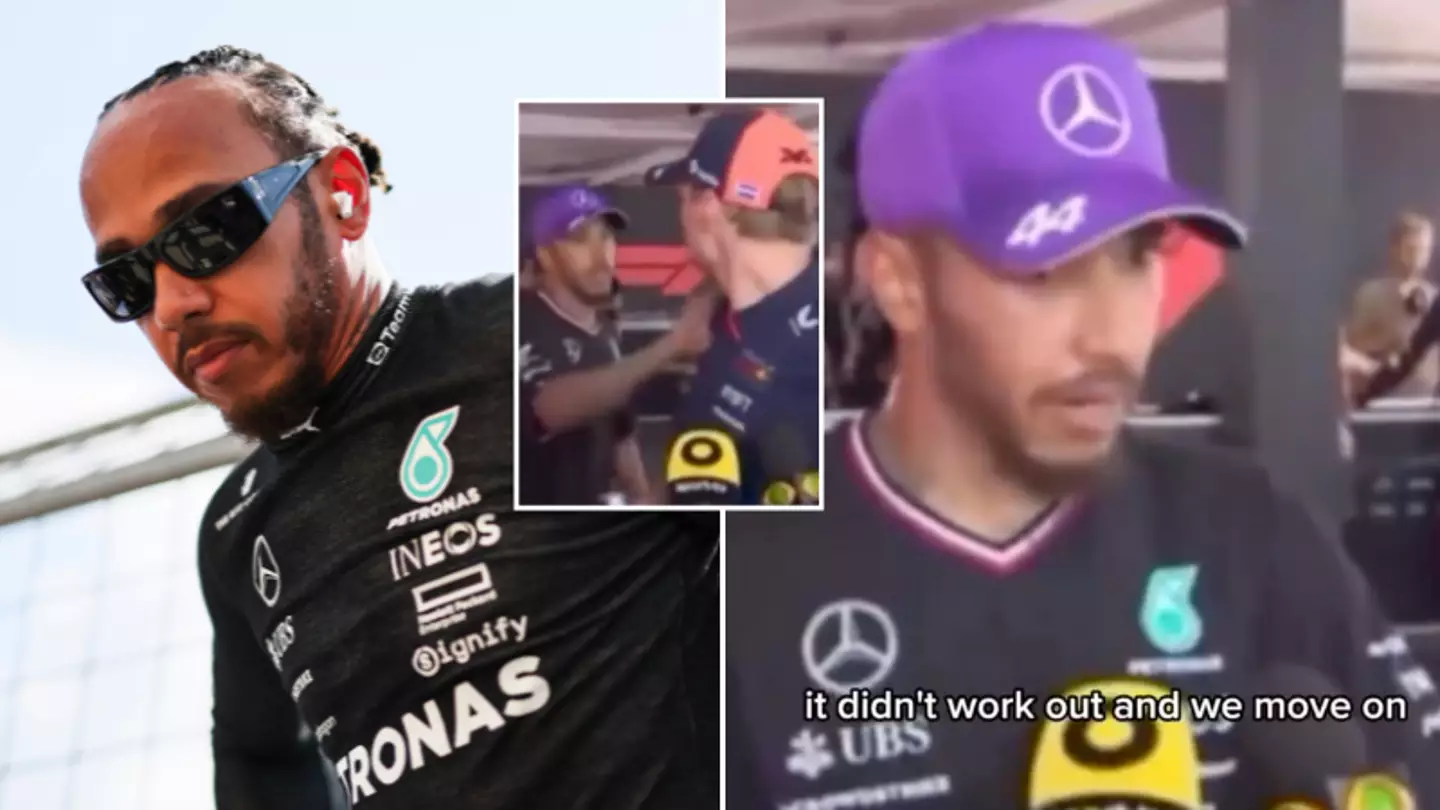 New extended footage emerges of Lewis Hamilton and Max Verstappen's exchange away from TV cameras and it changes everything