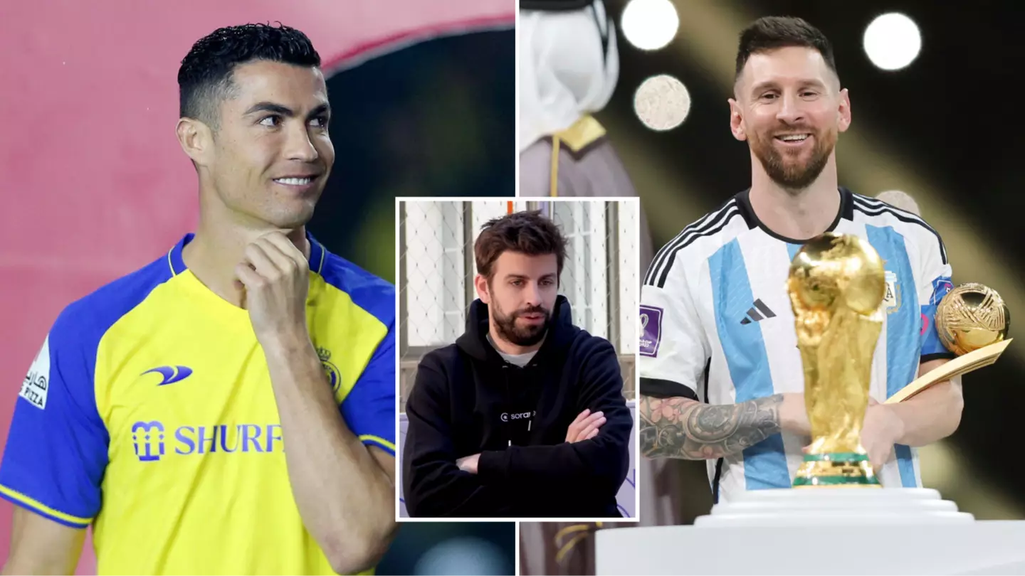 Gerard Pique has his say on the GOAT debate as he picks between Lionel Messi and Cristiano Ronaldo