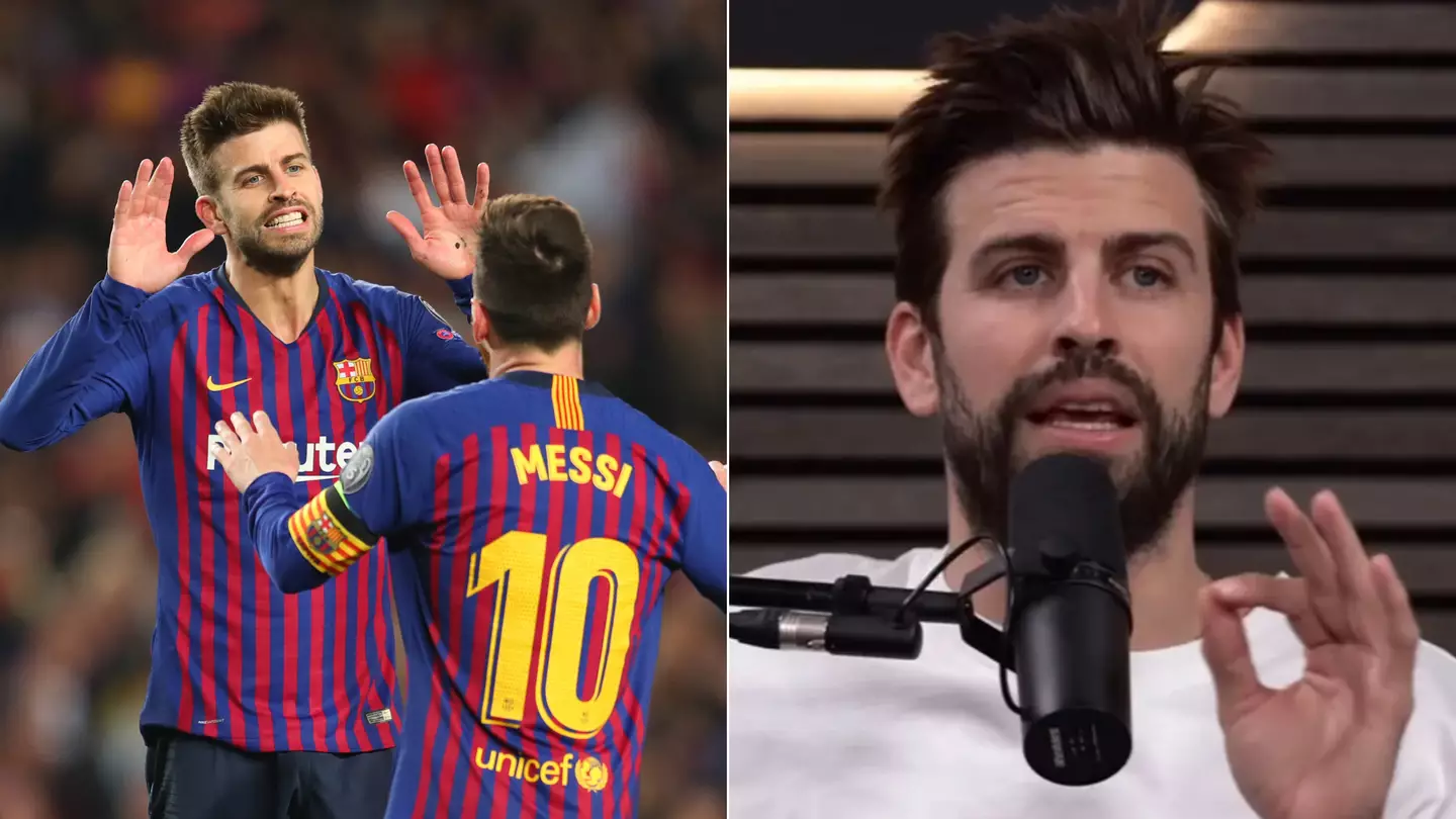 Gerard Pique named two Premier League legends in his dream seven-a-side team as Cristiano Ronaldo snubbed