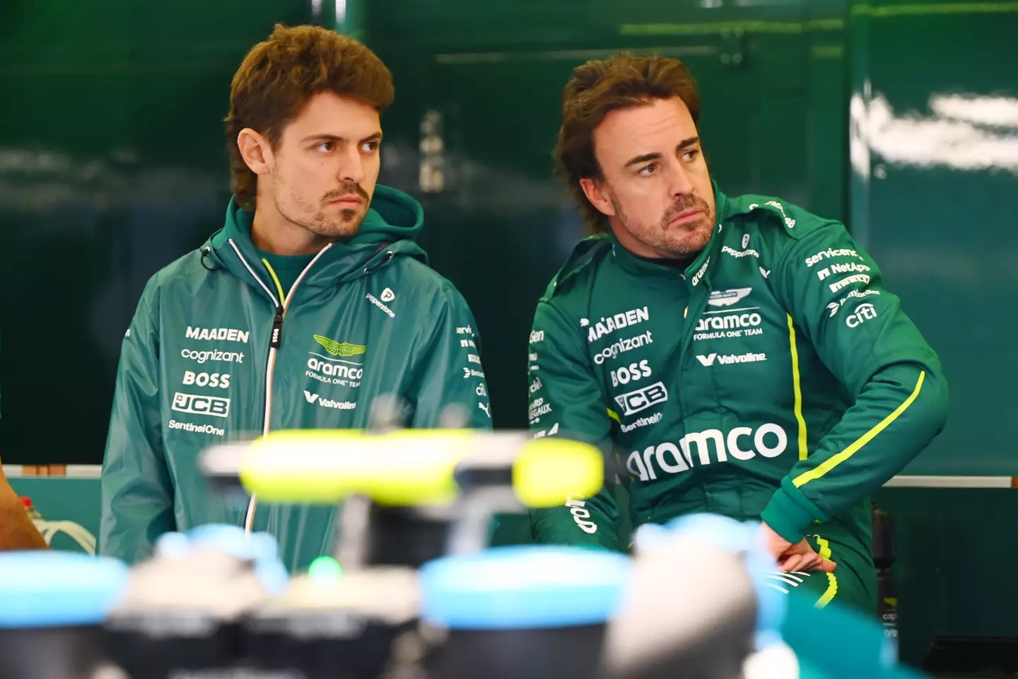 Fernando Alonso and Felipe Drugovich for Aston Martin (credit: getty)